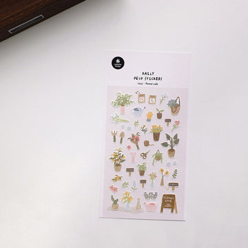 suatelier | Flower Cafe Stickers