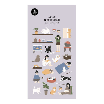 suatelier | Cat's Have Staff Stickers