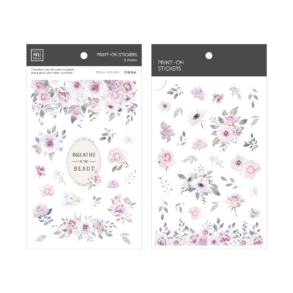MU LifeStyle | Pegatinas Transferibles 117 Unfading Flower