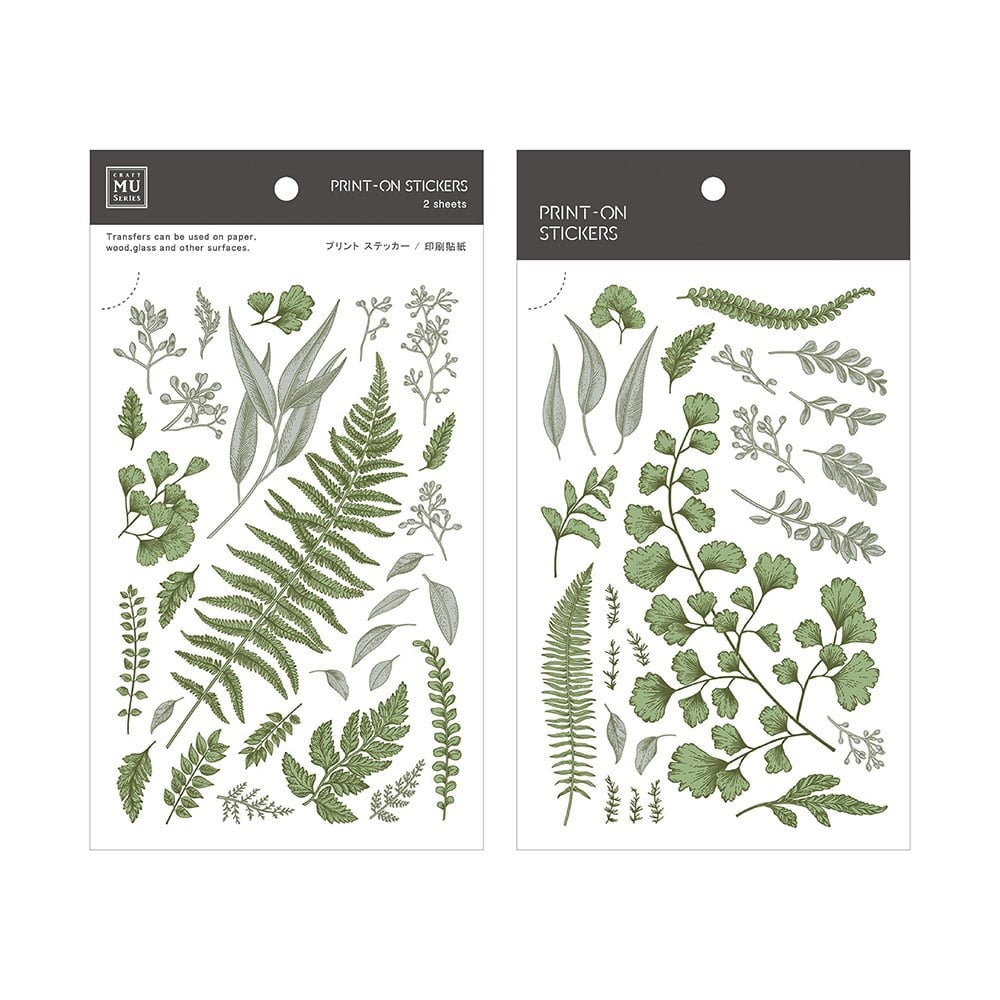MU LifeStyle | Pegatinas Transferibles 050 Ancient Fern