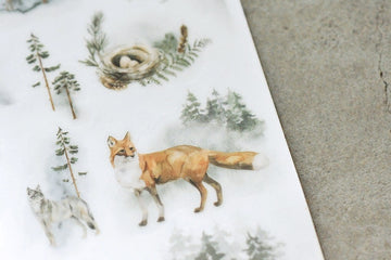 MU LifeStyle | Transfer Stickers 097 Mist Forest