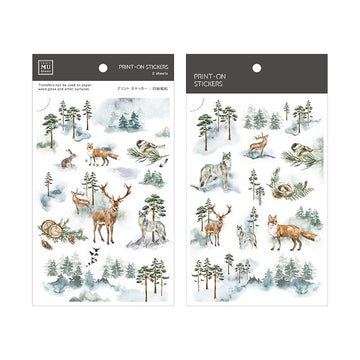 MU LifeStyle | Transfer Stickers 097 Mist Forest