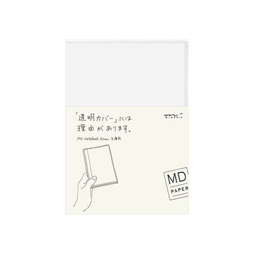 Midori | Clear Plastic Sleeve for MD Midori A6 Notebooks