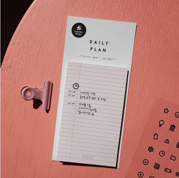 Softie | Daily Plan Sticky Notes 09