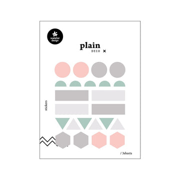 Softie | Plain Stickers 03