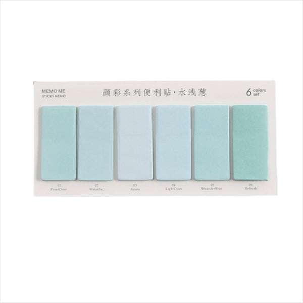 infeel.me | Color Gradiation Mint Sticky Notes