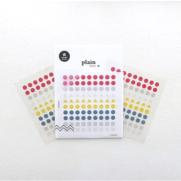 suatelier | Plain Stickers 01