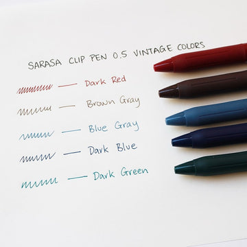 Zebra | Bolígrafos Sarasa Vintage Pen (Versión I)