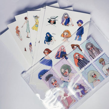 The Dolce Life | Transparent Stickers Set (5pc)