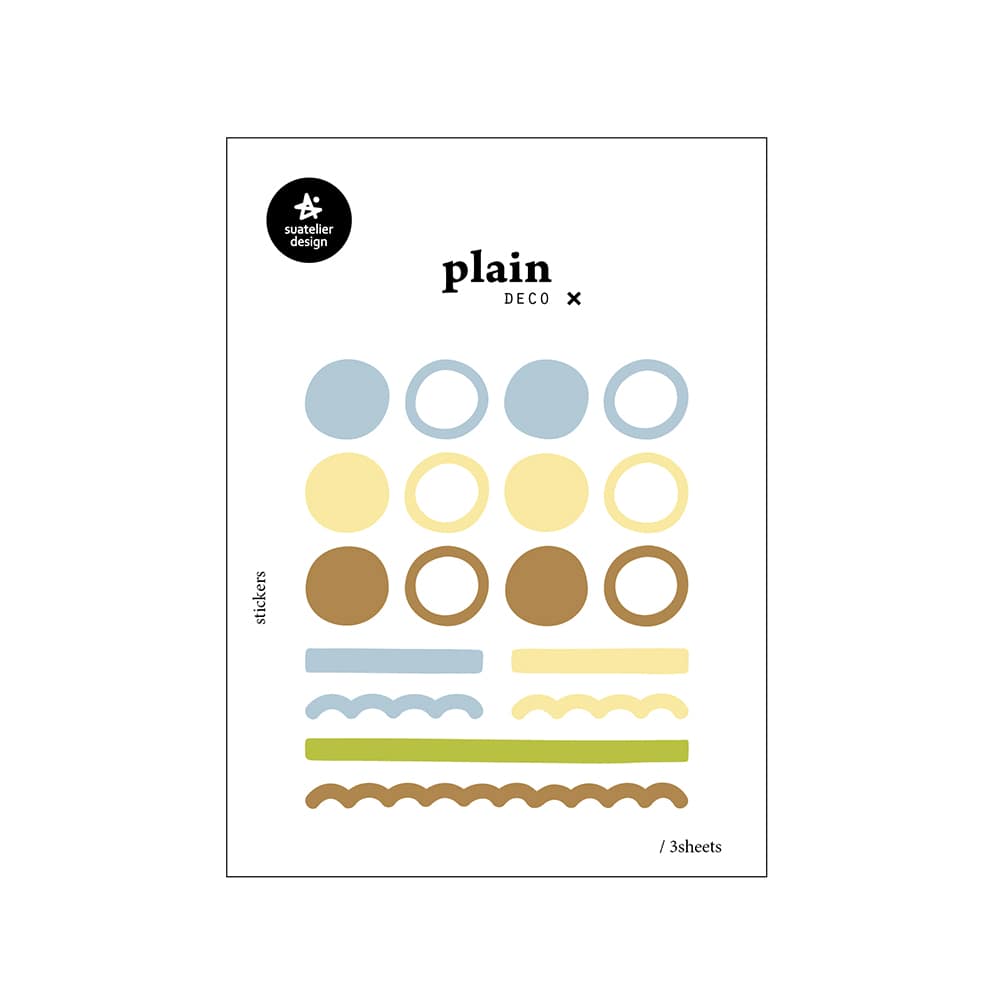 Suatelier | Pegatinas Plain 66