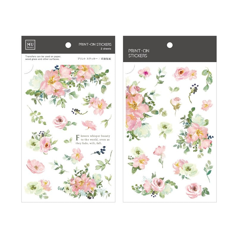 MU LifeStyle | Pegatinas Transferibles 170 Cotton Rose