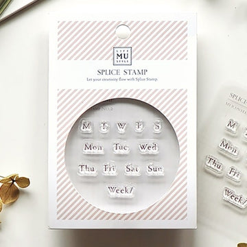 MU LifeStyle | Sellos de Silicona Weekly