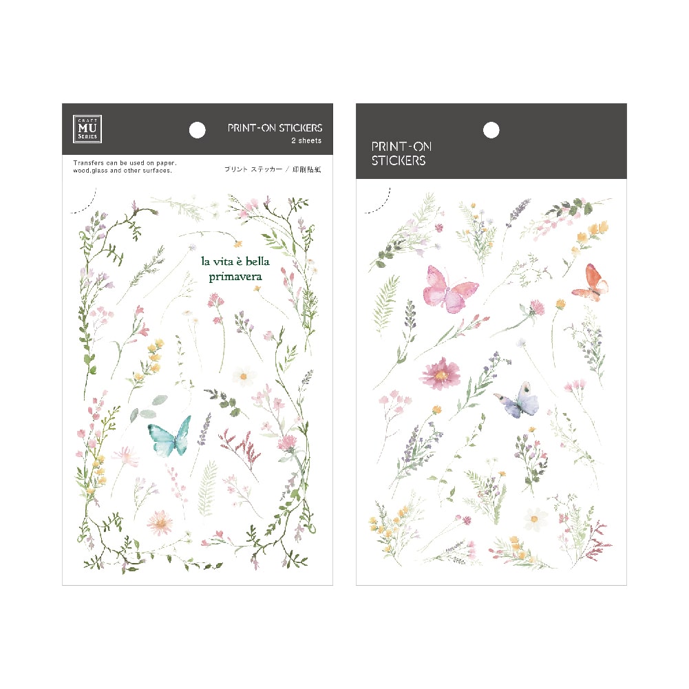 MU LifeStyle | Pegatinas Transferibles 183 Colorful Butterfly