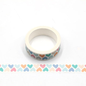 MZW | Colorful Hearts Washi Tape