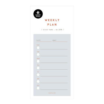 suatelier | Weekly Plan Sticky Notes