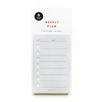suatelier | Weekly Plan Sticky Notes