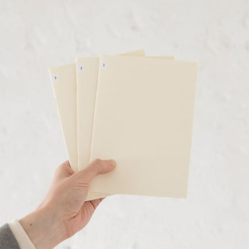 Midori | Set de 3 Cuadernos MD Midori Notebook Light A5 Blank