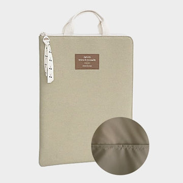 iconic | Beige Cottony Computer Bag
