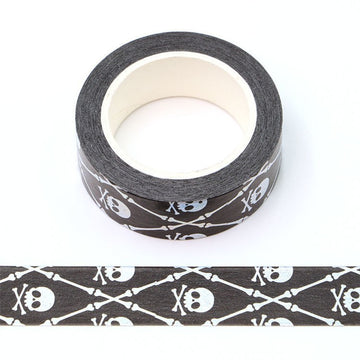 MZW | Silver Holographic Bone Washi Tape