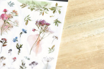 MU LifeStyle | Pegatinas Transferibles 159 Shadow Flowers