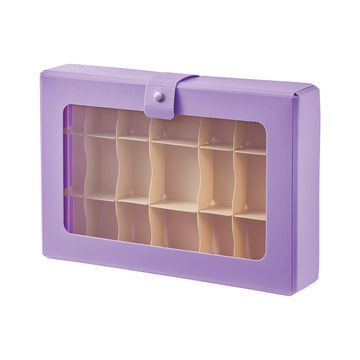 Lihit Lab | Caja de Organización Cube Fizz A5 Purple