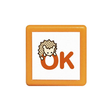 Kodomo No Kao | Sello Entintado Hedgehog OK