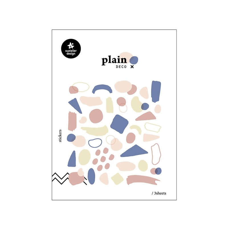 Suatelier | Pegatinas Plain 18