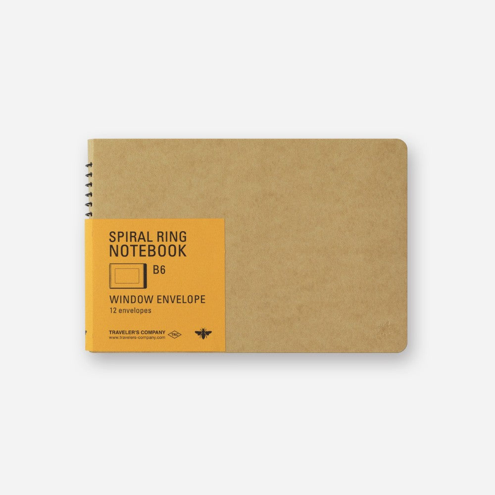Traveler's Company | Spiral Notebook B6 Visible Envelopes