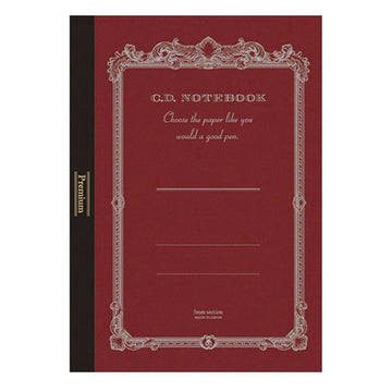 Apica | Cuaderno Premium B5  Silky Red (Cuadrícula)