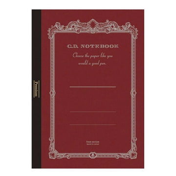 Apica | Cuaderno Premium A4 Silky Red (Cuadros)