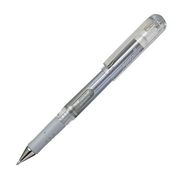 Pentel | Bolígrafo de Tinta Plateada Hybrid Gel 1.0