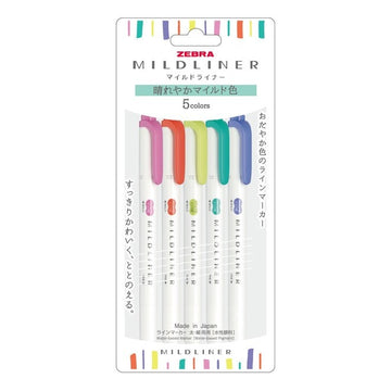 zebras | Mildliner Bright Highlighter Pack (New Packaging)