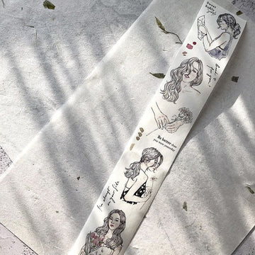 Pion | Sketch Girl Washi Tape