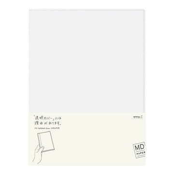 Midori | Funda de Plástico Transparente para Cuadernos MD Midori A4