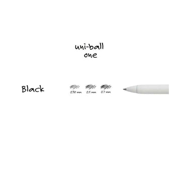 Uniball | ONE 0.38 Black Ballpoint Pen