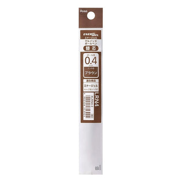 Pentel | Energel Ballpoint Pen Refills 0.4mm Brown