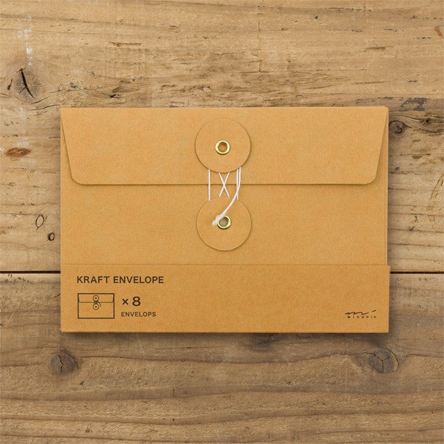 Traveler's Company | Set de Sobres Kraft M Naranja