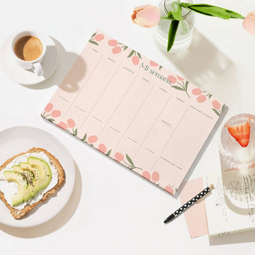 Charuca | Pink Tulips Weekly Planner