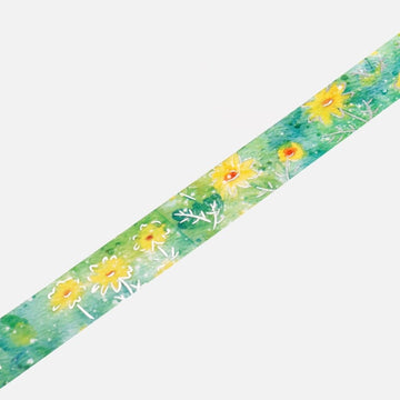 BGM | Foil Watercolor Flower Hina Washi Tape