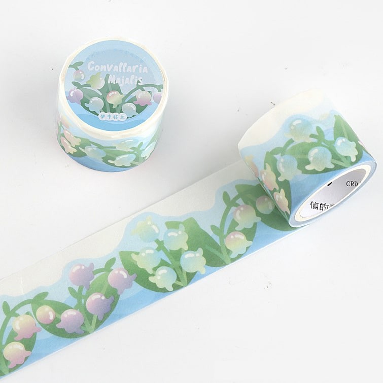 Card Lover | Valley Of The Blue Wind Bell Convallaria Majalis Washi Tape