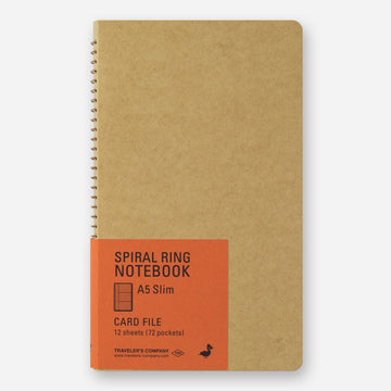 Traveler's Company | Spiral Notebook A5 Slim Card Holder
