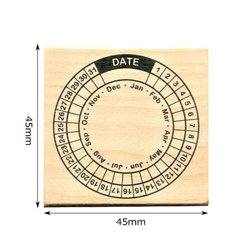 Kodomo No Kao | Bullet Journal Year Calendar Stamp