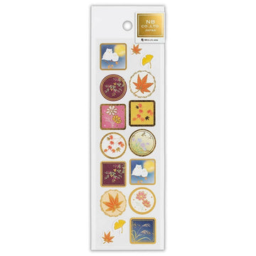 NB CO | Japanese Seal Autumn Poem Stickers