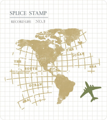MU LifeStyle | World Map Silicone Stamps