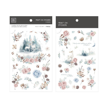MU LifeStyle | Transfer Stickers 208 Frozen Roses