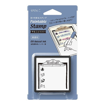 Midori | To Do List Inked Stamp