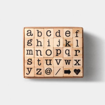 Tools To Liveby | Lowercase Alphabet Stamp Set