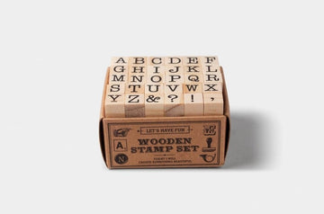 Tools To Liveby | Uppercase Alphabet Stamp Set