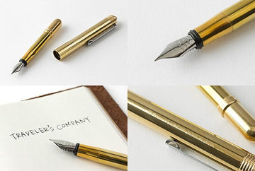 Traveler's Company | Pluma Estilográfica Brass Fountain Pen