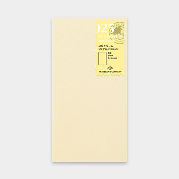 Traveler's Company | Regular Refill 025 Cream Paper